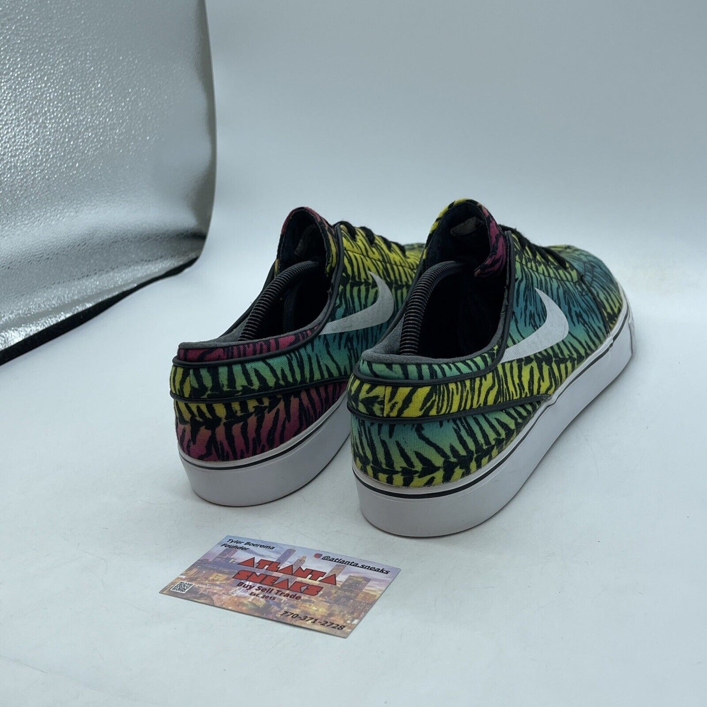 Size 12 - Nike Stefan Janoski Canvas Tiger Pack Blue Purple Suede (615957-713)