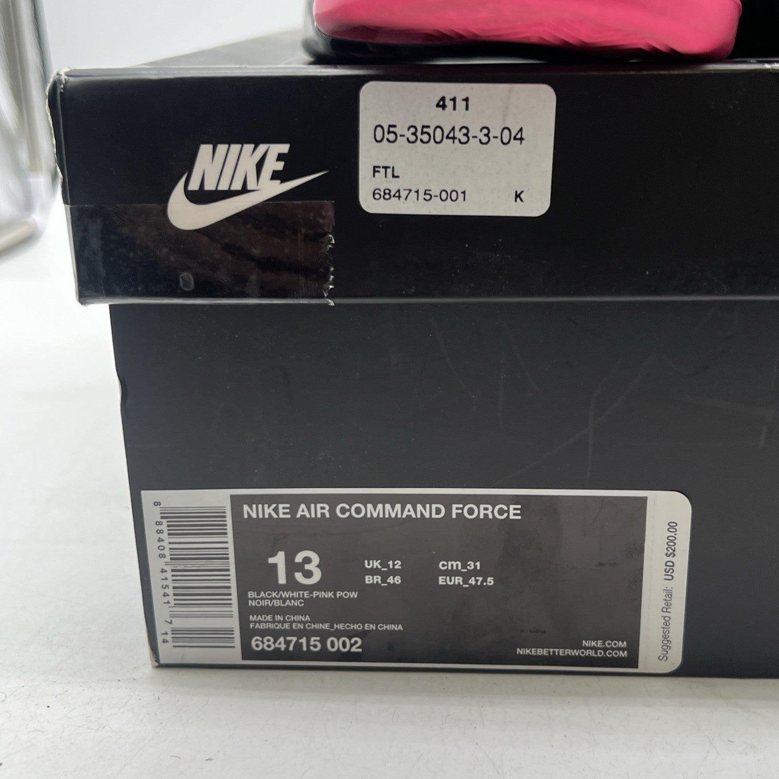 Size 13 - Nike Air Command Force Bleached Denim (684715-002)