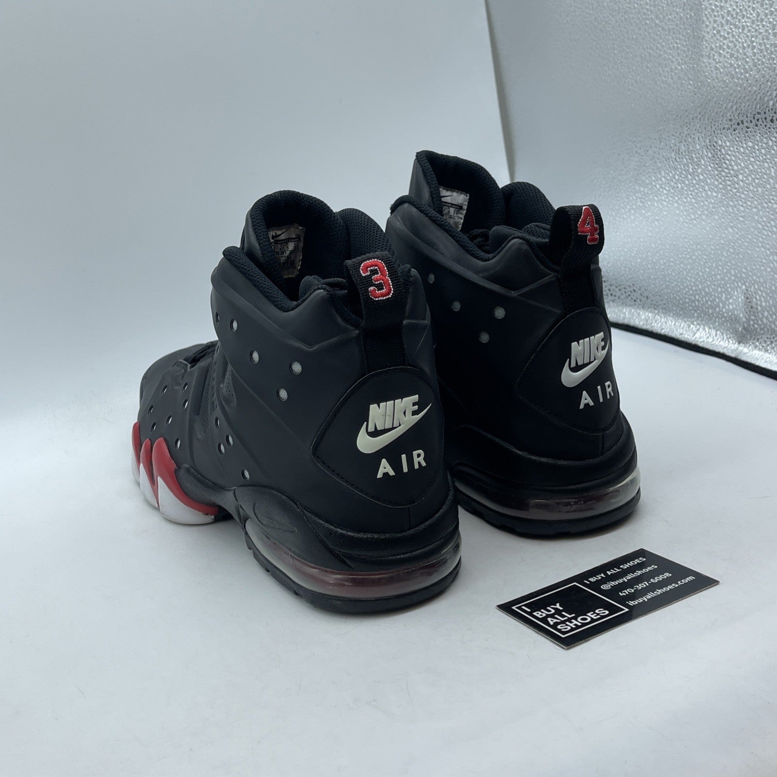 Size 13 - Nike Air Max Barkley Black Suede Leather (488119-061)