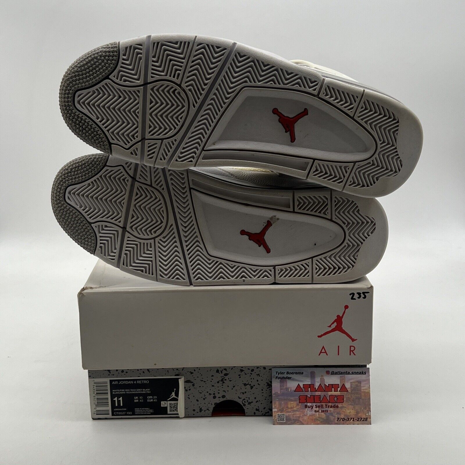 Size 11 - Air Jordan 4 Retro Mid White Oreo (CT8527-100)