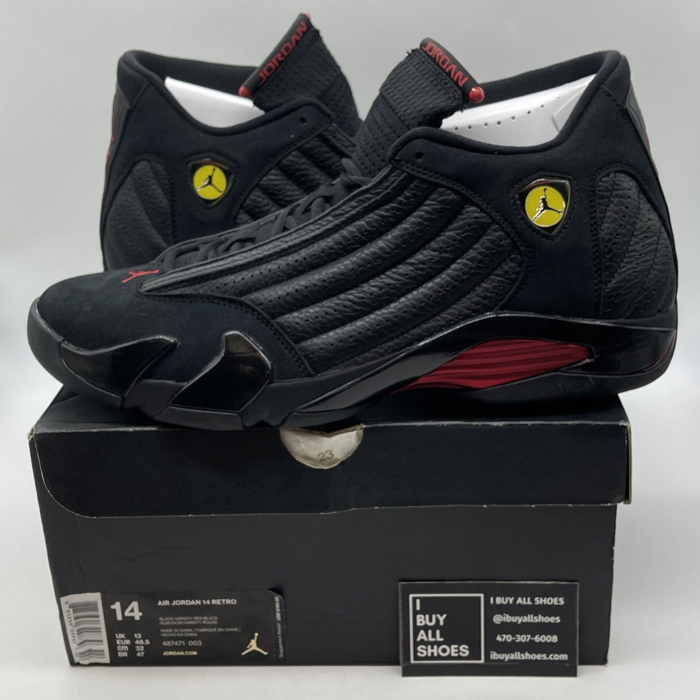 Size 14 - Air Jordan 14 Retro 2018 Last Shot (487471-003)