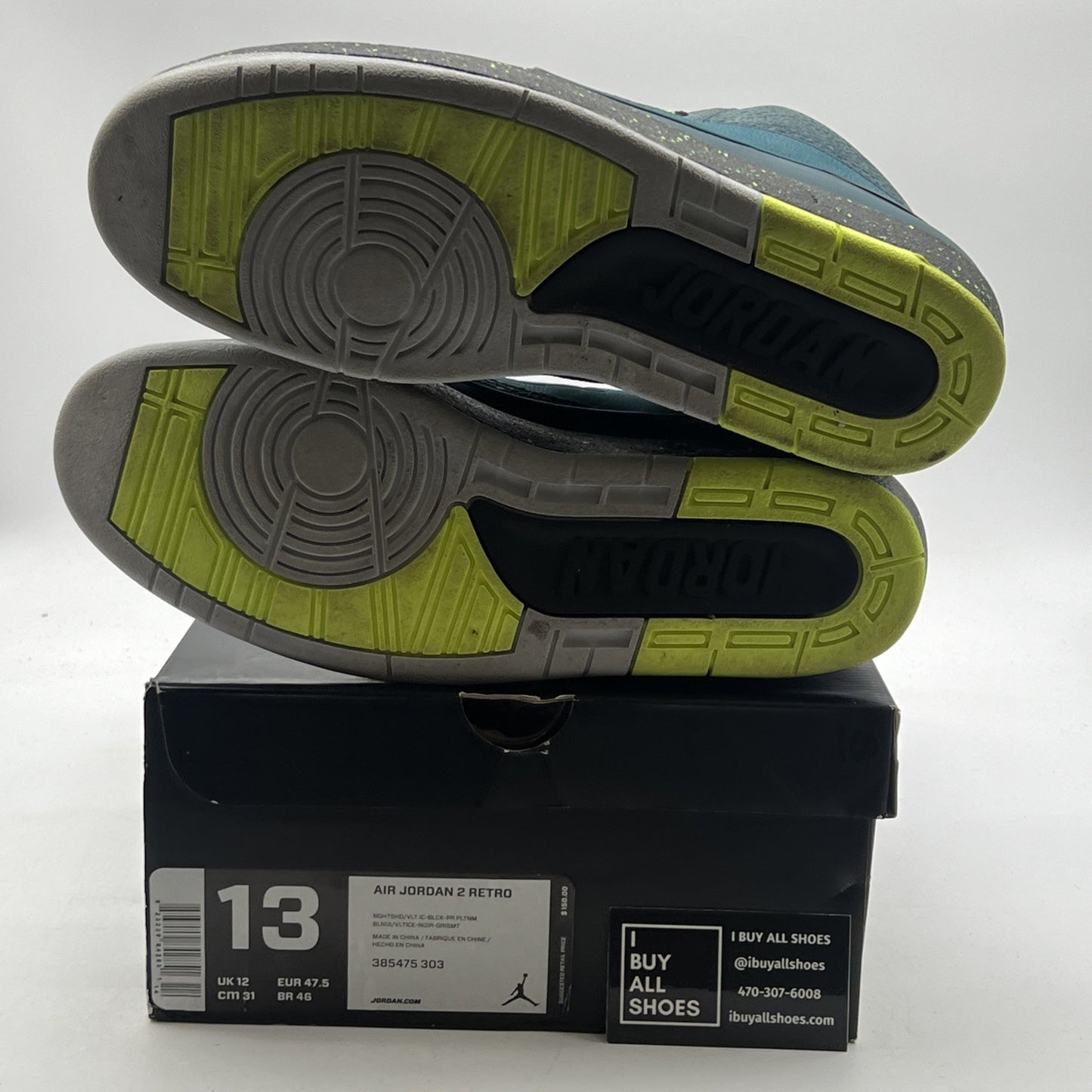 Size 13 - Air Jordan 2 Retro Nightshade (385475-303)