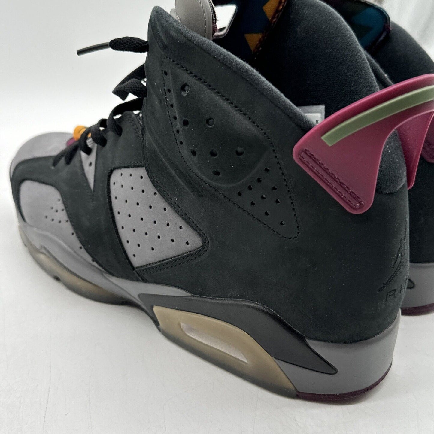 Size 13 - Jordan 6 Bordeaux Grey Burgundy Blue Brown Suede