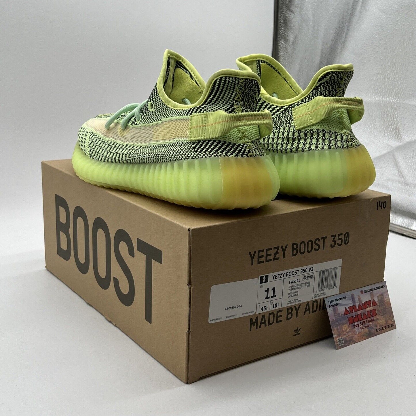 Size 11 - Adidas Yeezy Boost 350 V2 Yeezreel Non-Reflective (FW5191)