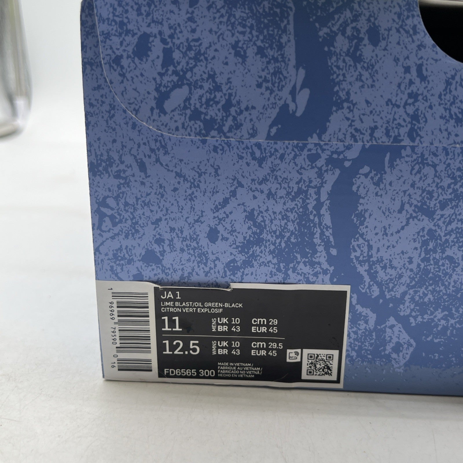 Size 11 - Nike Ja 1 NRG Halloween - Zombie (FD6565-500)