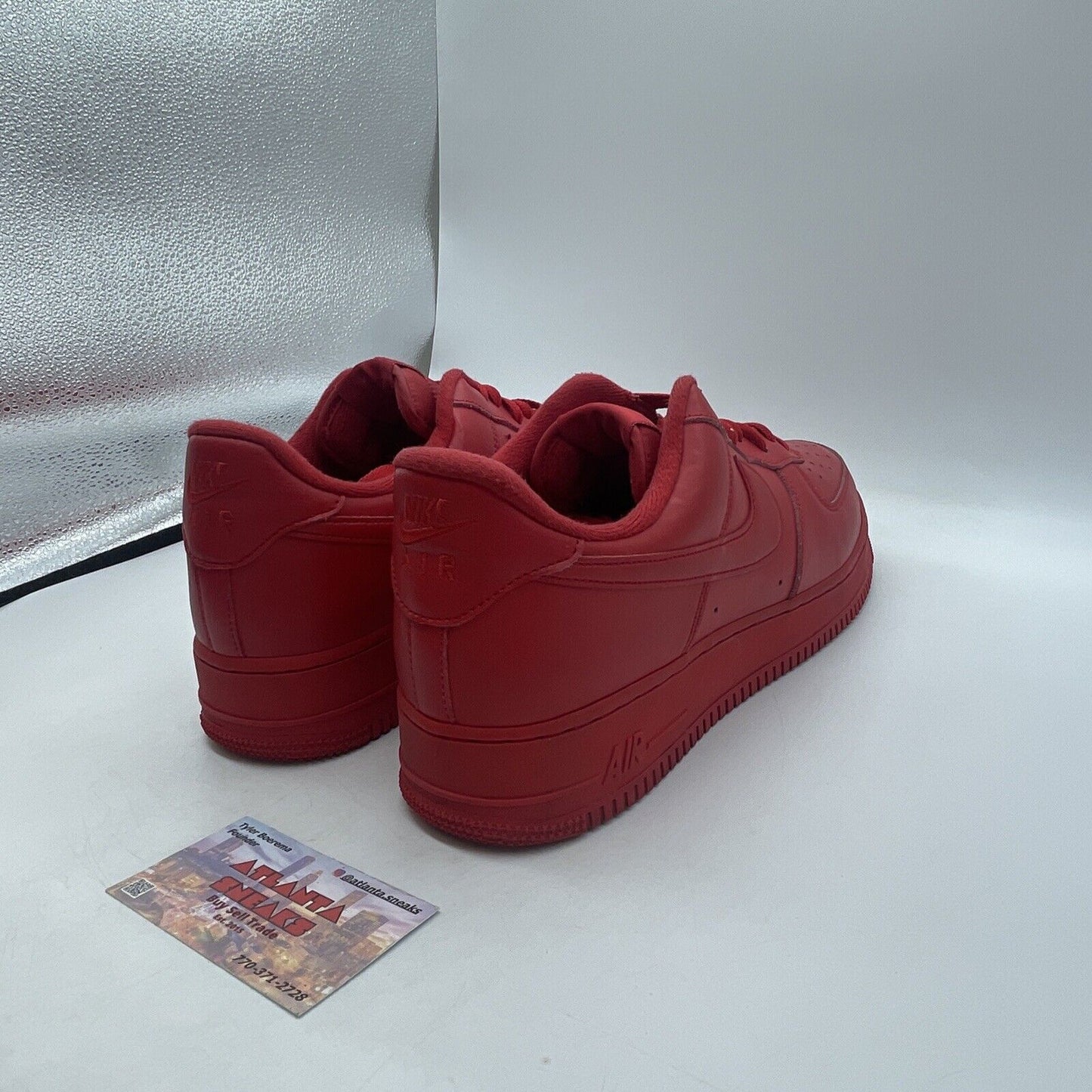 Size 12 - Nike Air Force 1 Low Triple Red Leather (CW6999-600)