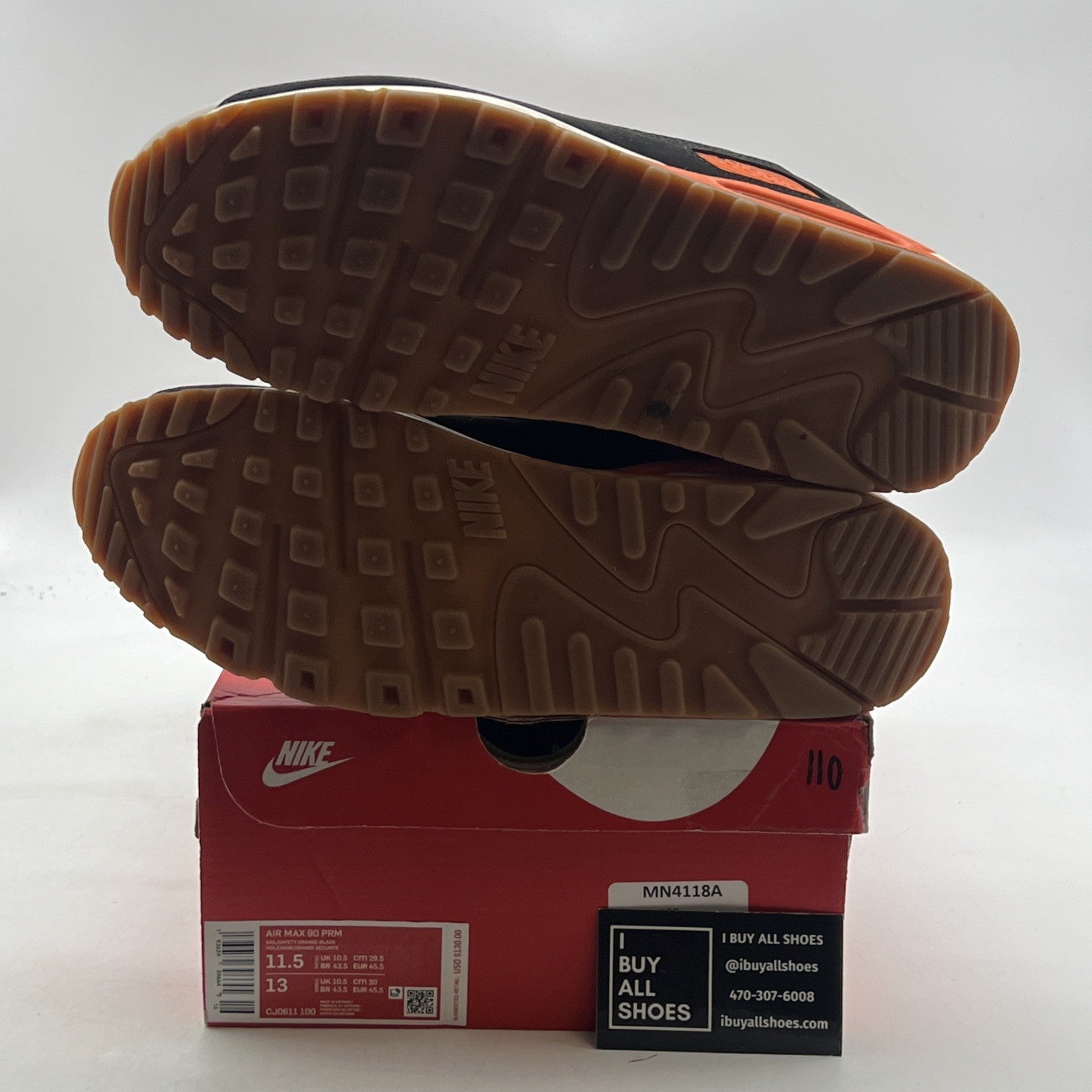 Size 11.5 - Nike Air Max 90 Home & Away - Safety Orange (CJ0611-100)