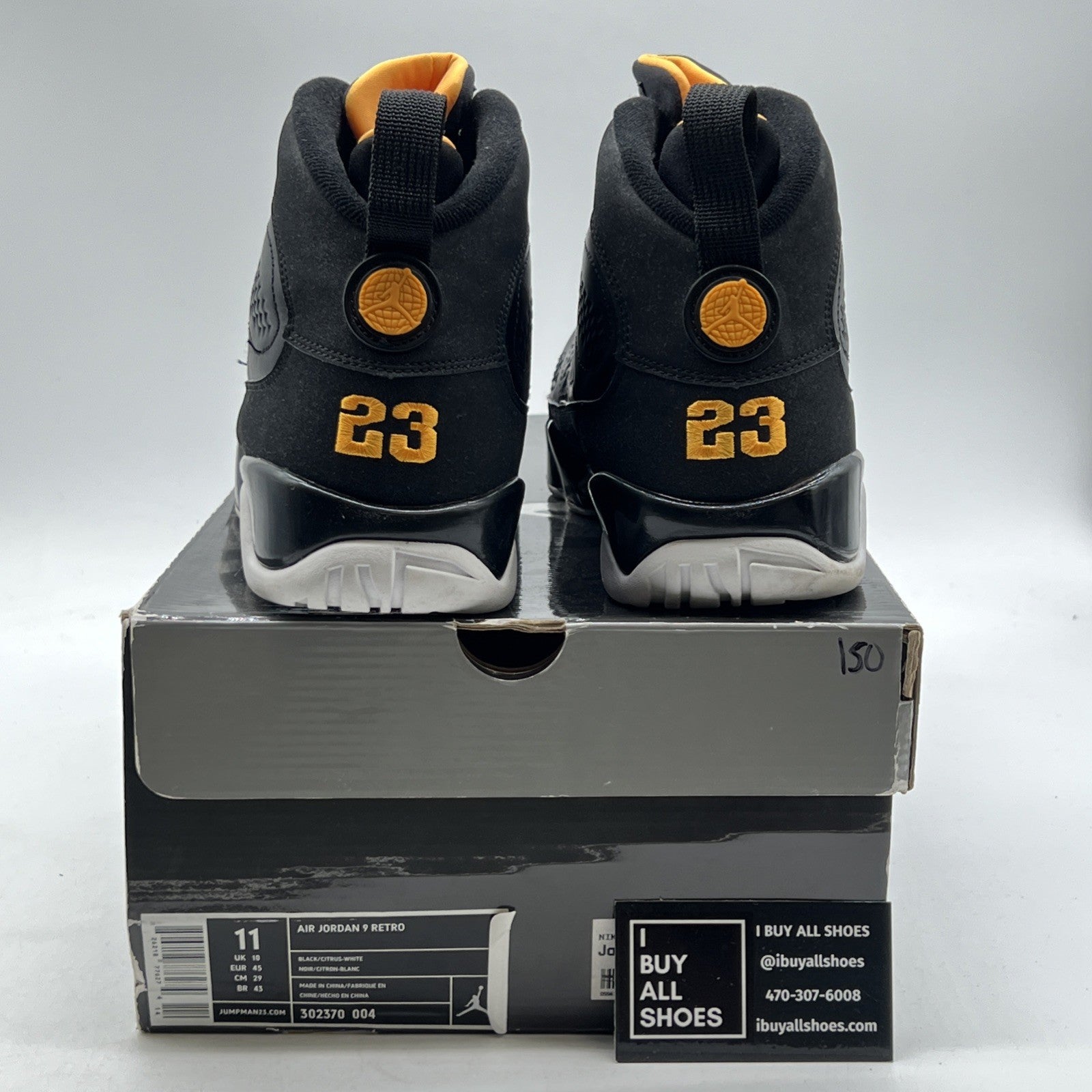 Size 11 - Air Jordan 9 Retro Citrus (302370-004)