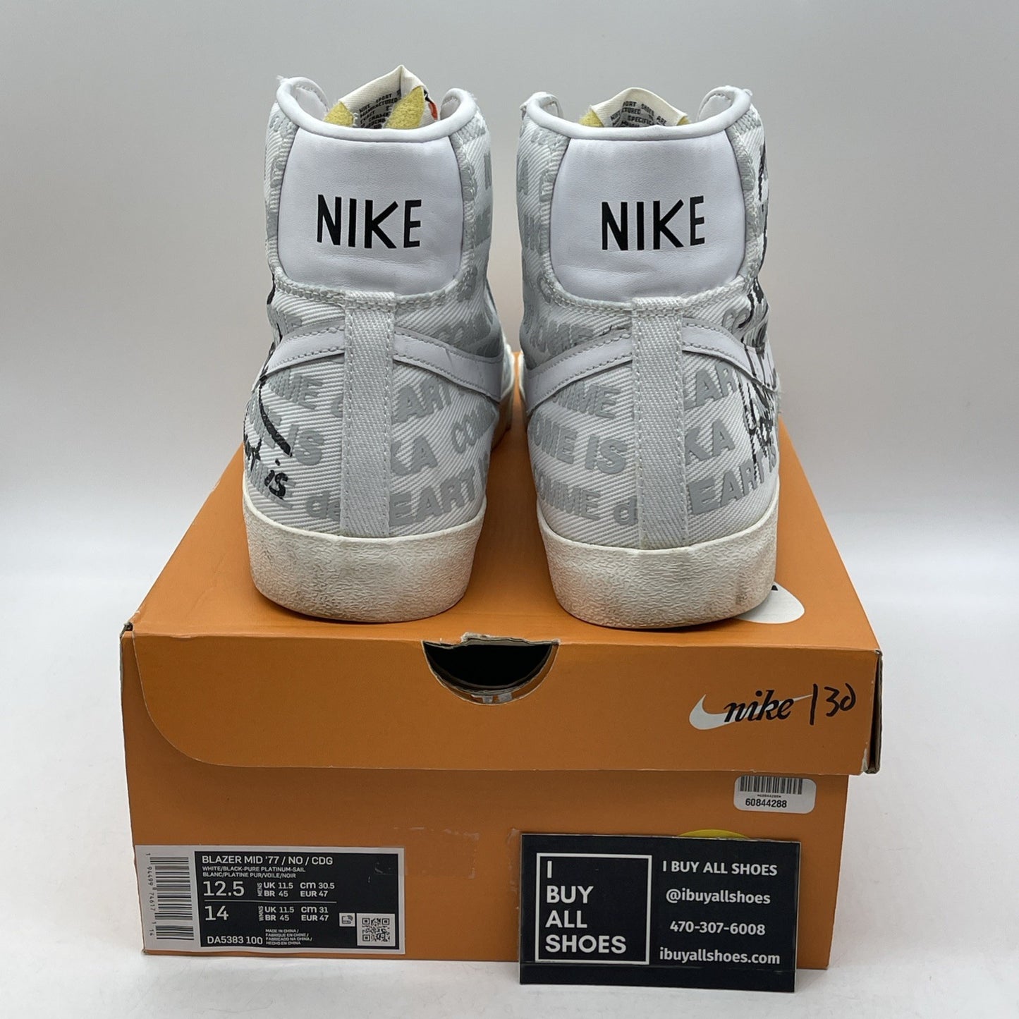 Size 12.5 - Nike Naomi Osaka x Comme des Garçons x Blazer '77 Mid Home Is Where