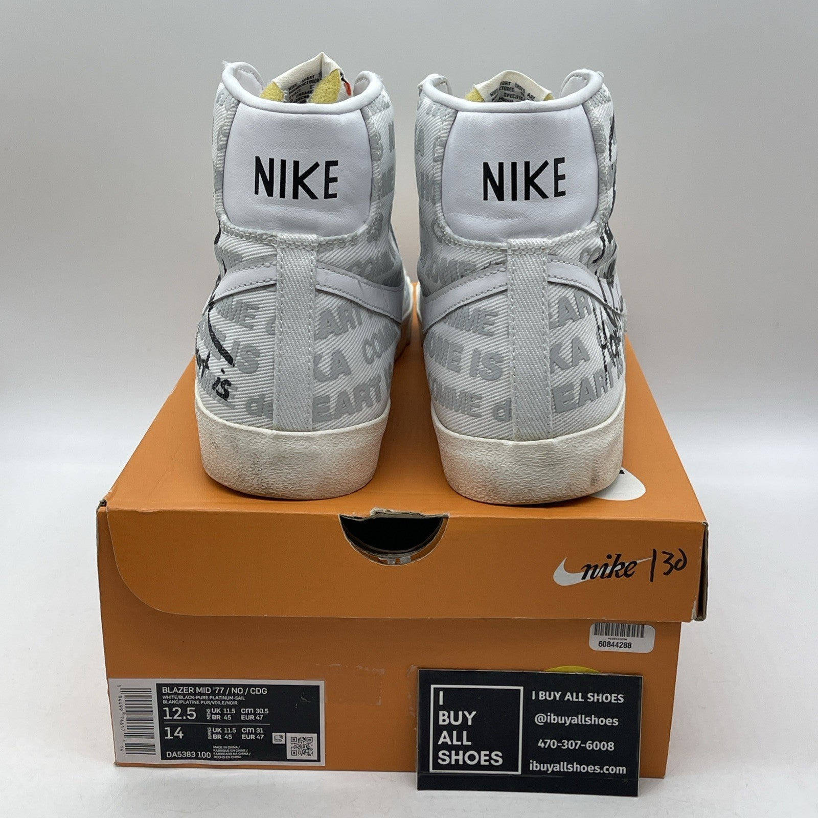 Size 12.5 - Nike Naomi Osaka x Comme des Garçons x Blazer '77 Mid Home Is Where