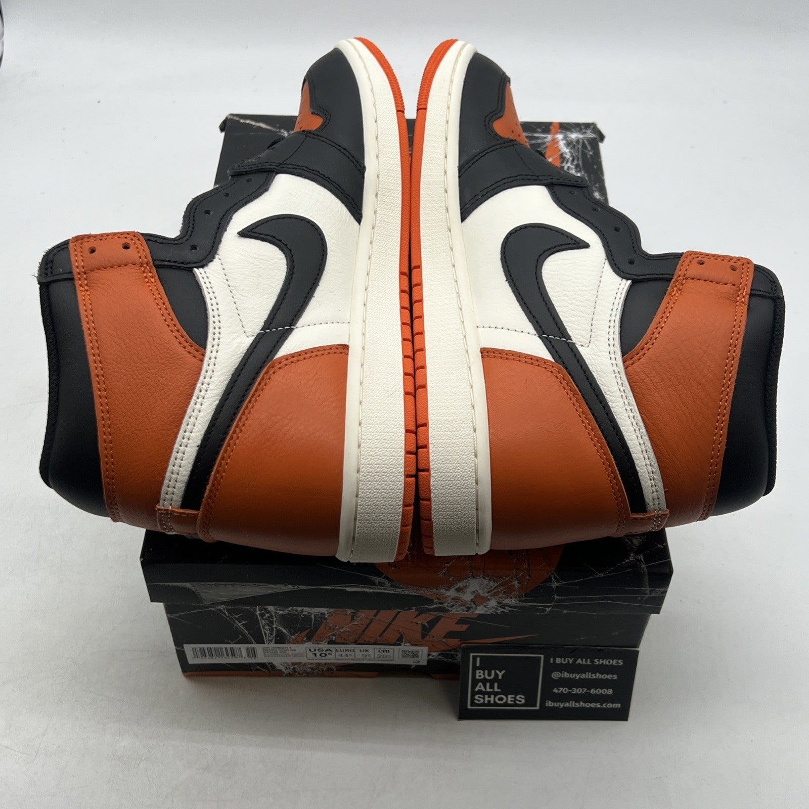 Size 10.5 - Air Jordan 1 Retro OG 2025 High Shattered Backboard (DZ5485-008)