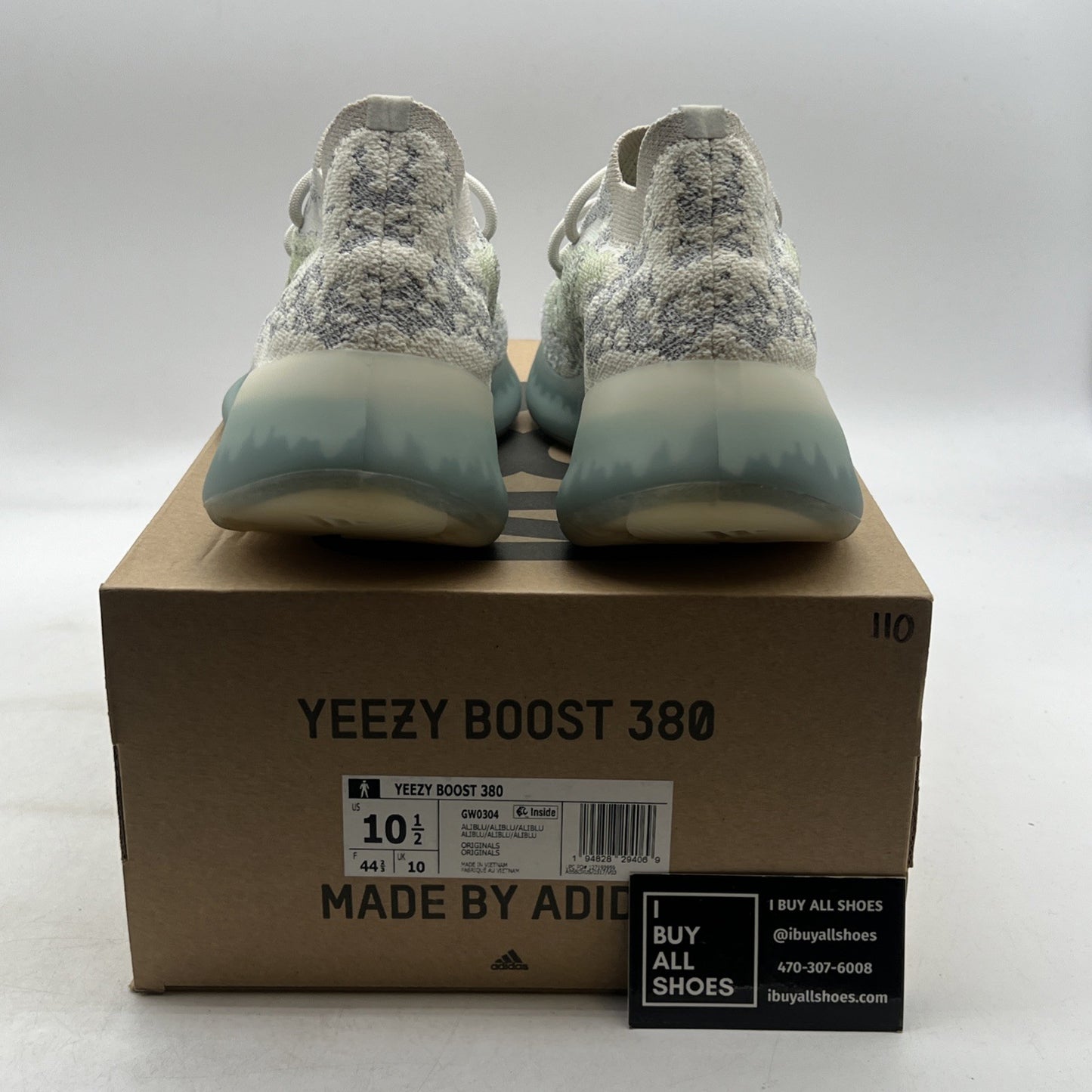 Size 10.5 - adidas Yeezy Boost 380 Alien Blue (GW0304)