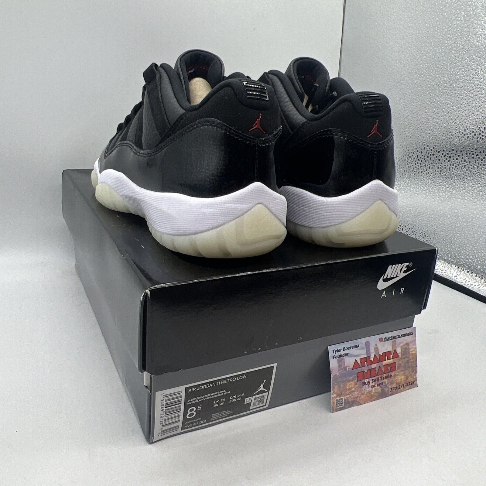 Size 8.5 - Jordan 11 Retro Low 72-10 Brand New Og All