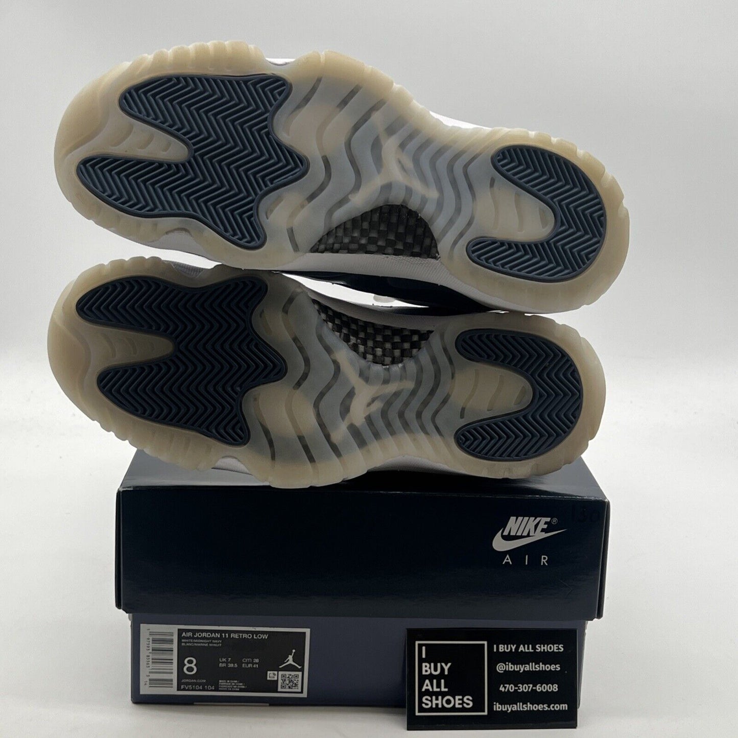 Size 8 - Air Jordan 11 Retro Low Diffused Blue (FV5104-104)