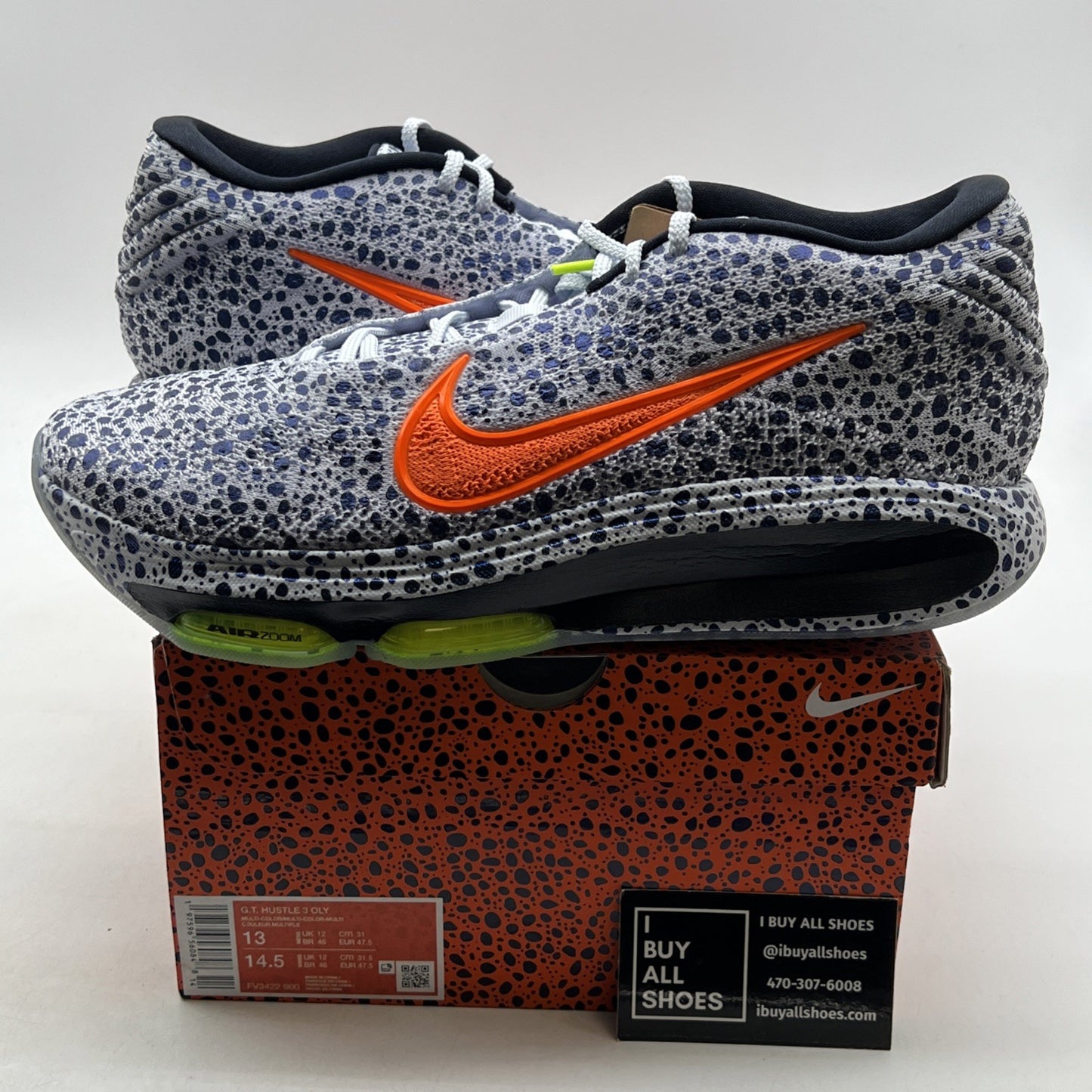 Size 13 - Nike Air Zoom GT Hustle 3 Electric Pack (FV3422-900)