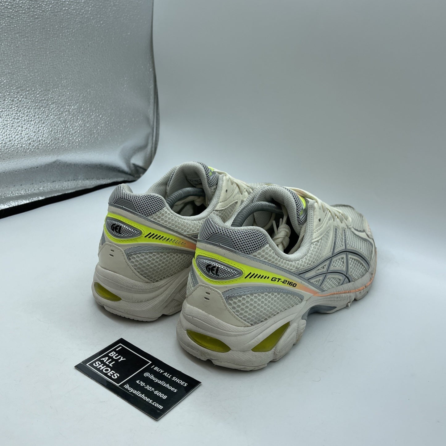 Size 12 - ASICS GT 2160 Paris Tan Silver Suede Leather (1203A570-750)