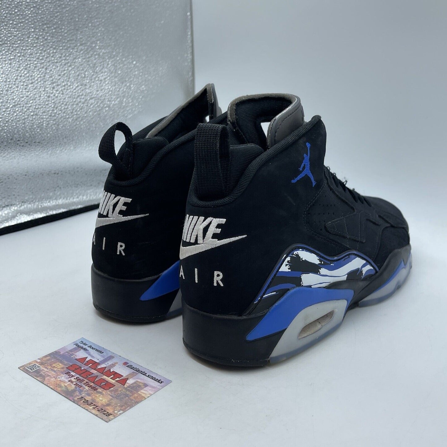 Size 9 - Jordan MVP Black Royal Blue White Leather Back Suede (DZ4475-041)