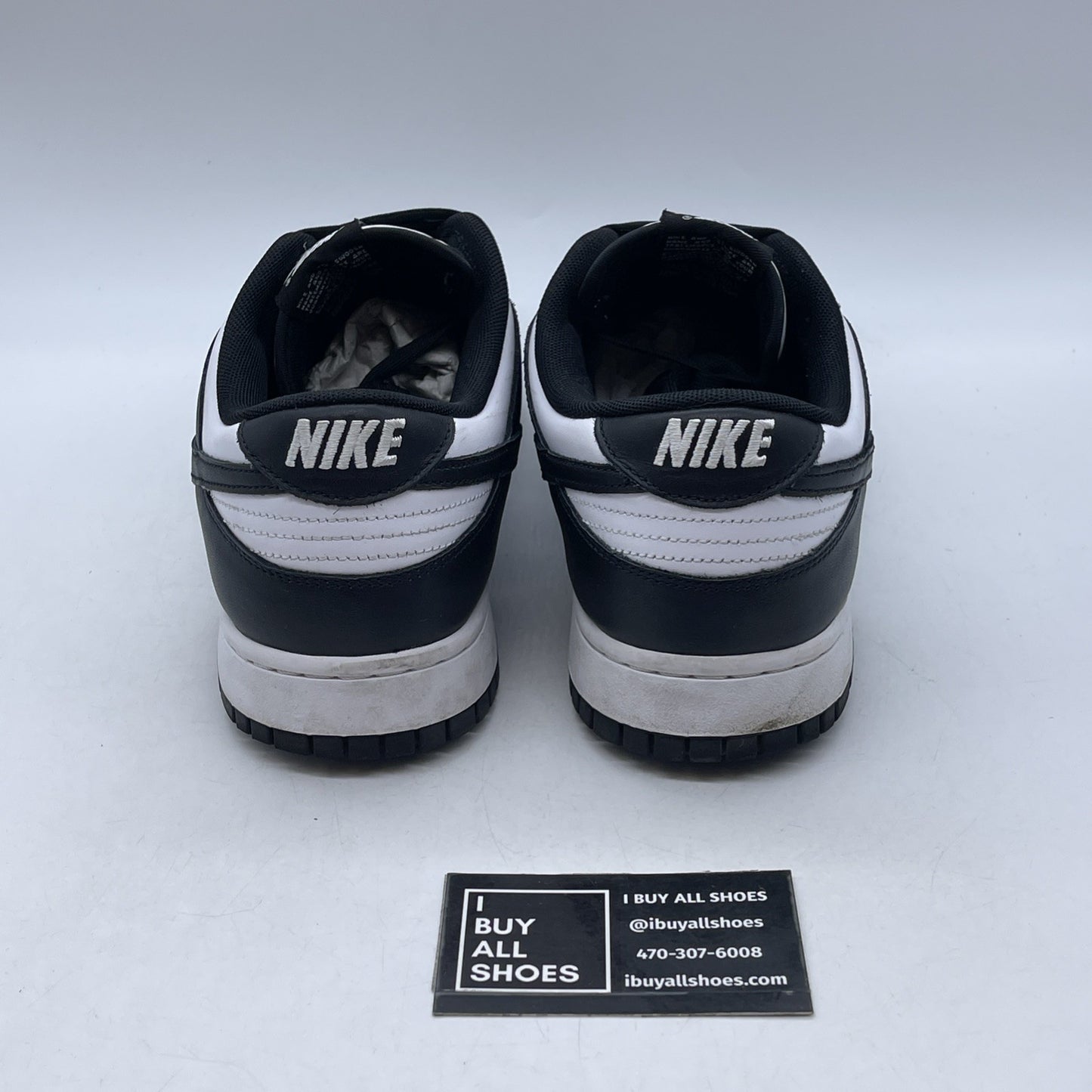 Size 12 - Nike Dunk Low Black White (DD1391-100)
