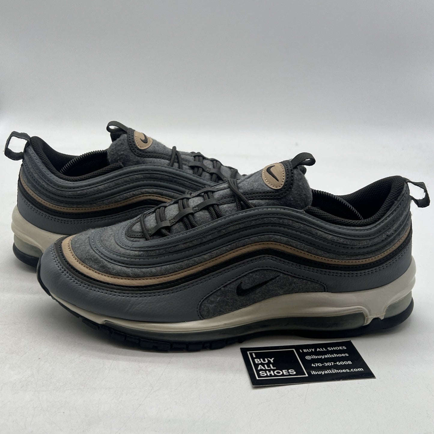 Size 11.5 - Nike Air Max 97 Premium Cool Grey Mushroom (312834-003)
