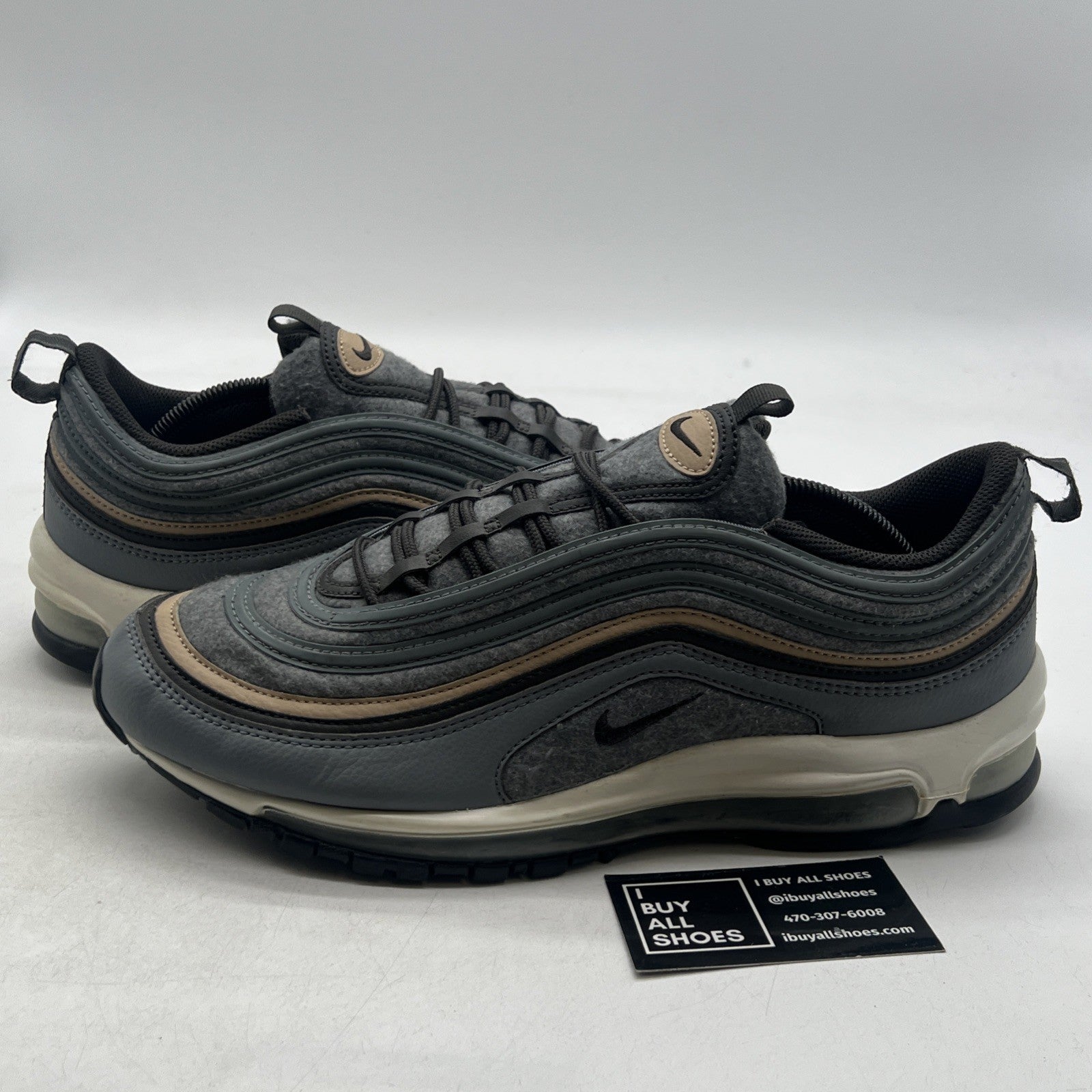 Size 11.5 - Nike Air Max 97 Premium Cool Grey Mushroom (312834-003)