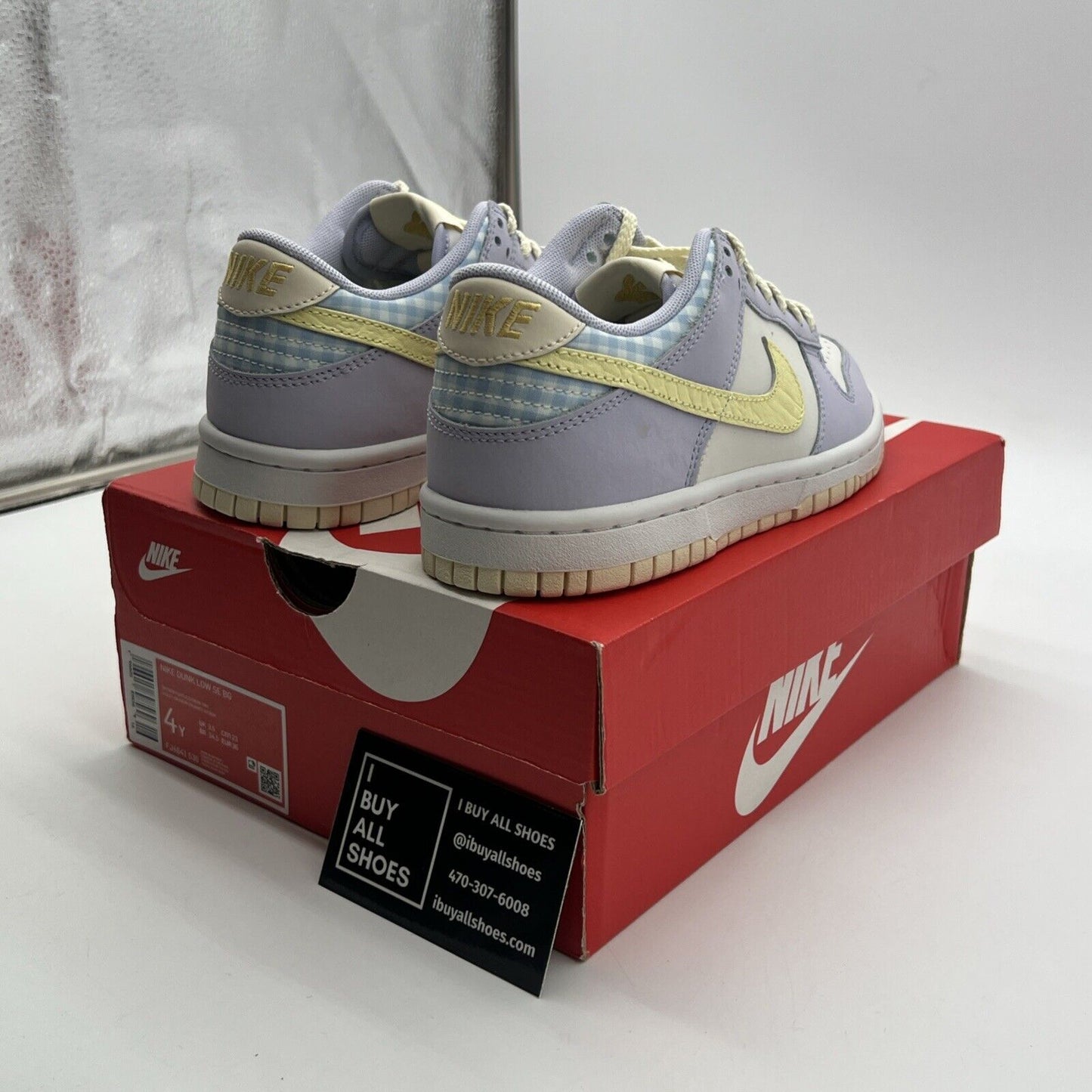 Size 4Y - Nike Dunk Low SE BG "Easter 2023" Oxygen Purple (FJ4641-536)