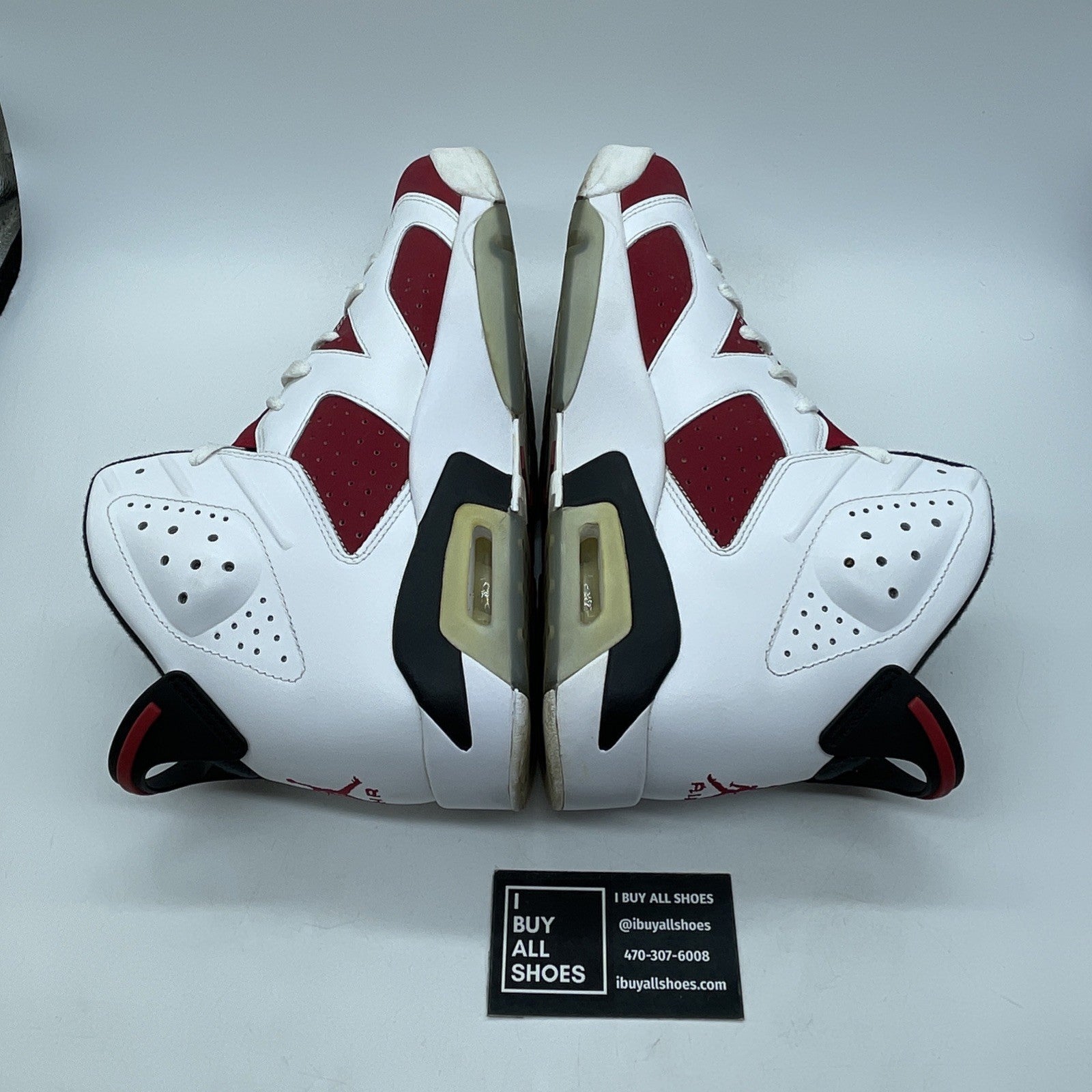 Size 10.5 - Air Jordan 6 Retro 2014 Carmine White Red Suede (384664-160)