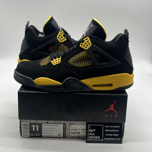 Size 11 - Air Jordan 4 Retro Low Thunder (308497-008)