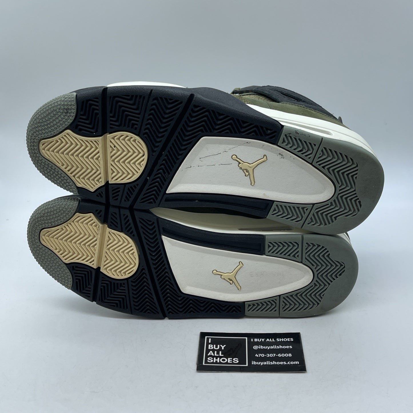 Size 10.5 - Jordan 4 SE Retro Low Craft Olive Green Suede Leather (FB9927-200)