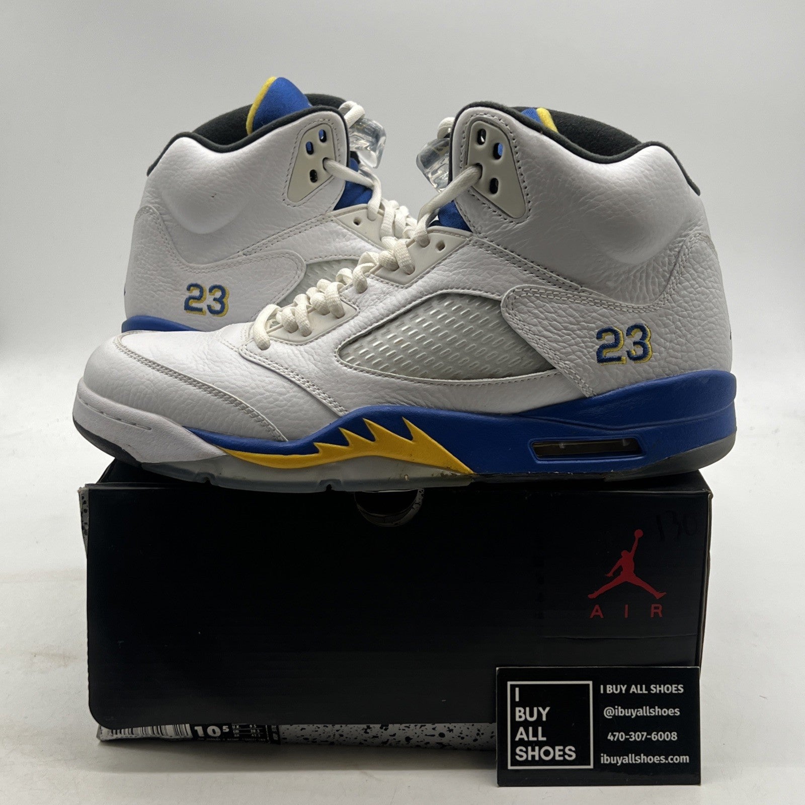 Size 10.5 - Air Jordan 5 Retro 2013 Laney (136027-189)