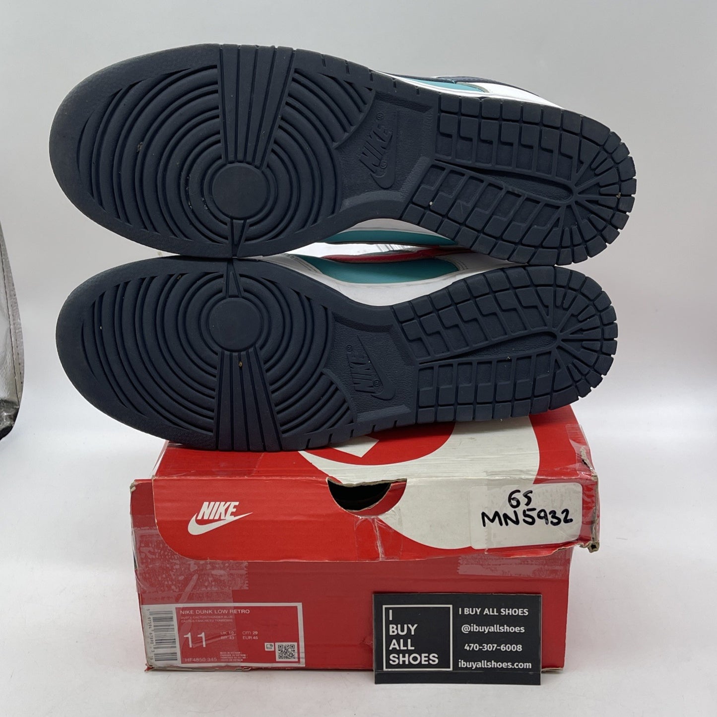 Size 11 - Nike Dunk Low Dusty Cactus Thunder Blue Un Leather (HF4850-345)