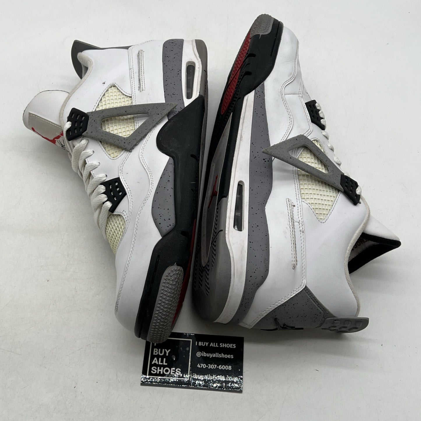 Size 13 - Air Jordan 4 Retro Cement 2012 (308497-103)