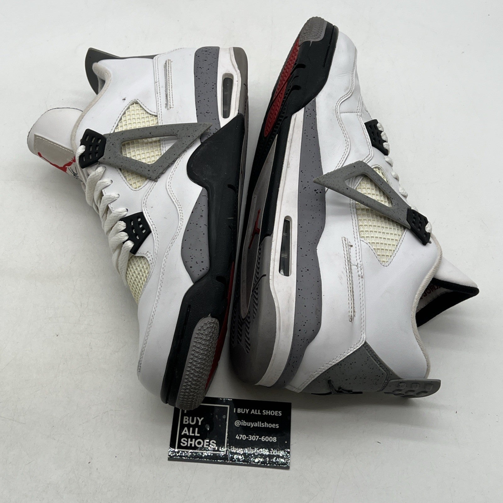 Size 13 - Air Jordan 4 Retro Cement 2012 (308497-103)