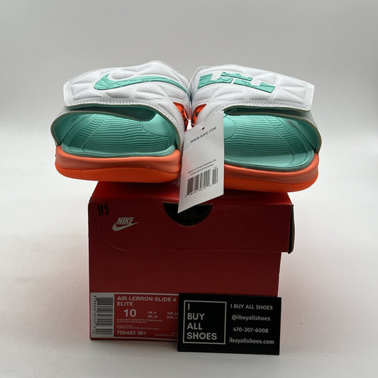 Size 10 - Nike Air Lebron Slide 4 Elite (705483-361)