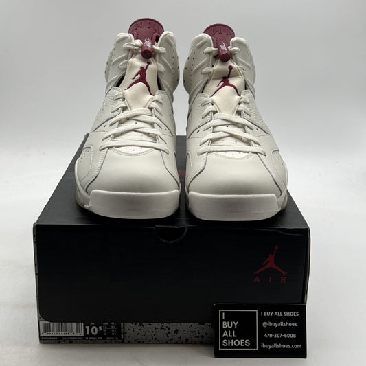 Size 10.5 - Air Jordan 6 Retro 2015 Maroon (384664-116)