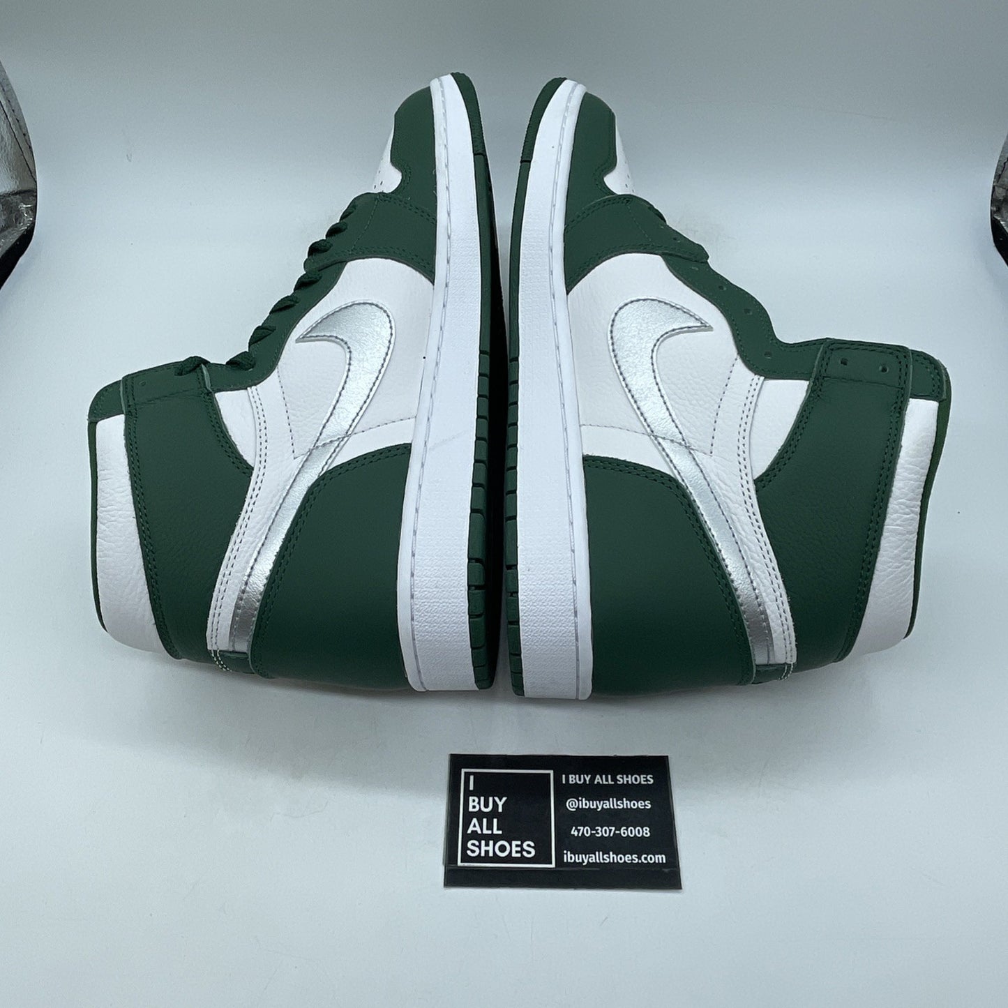 Size 13 - Air Jordan 1 Retro OG High Gorge Green White Silver (DZ5485-303)
