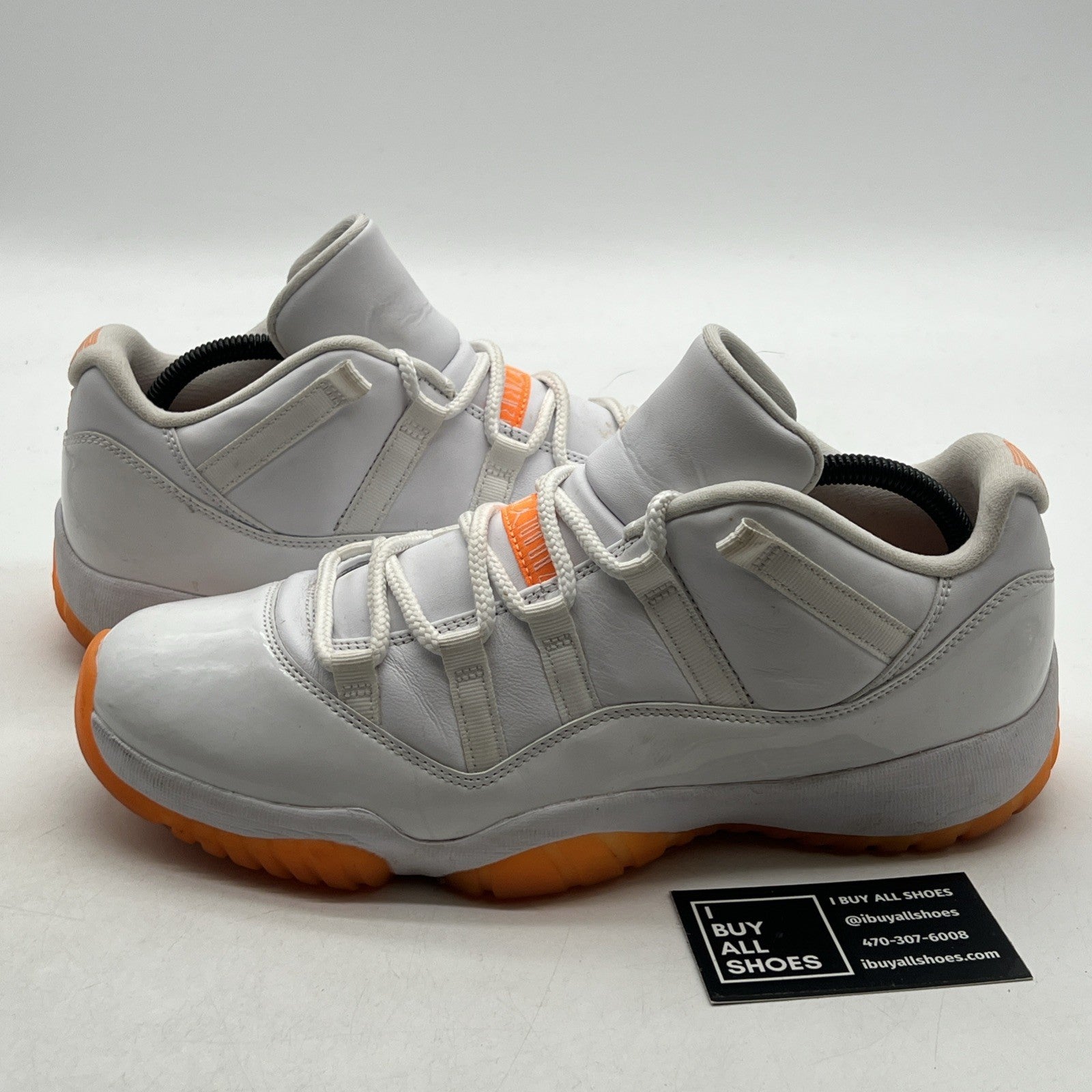 Size 12 - Air Jordan 11 Retro Low Bright Citrus W (AH7860-139)
