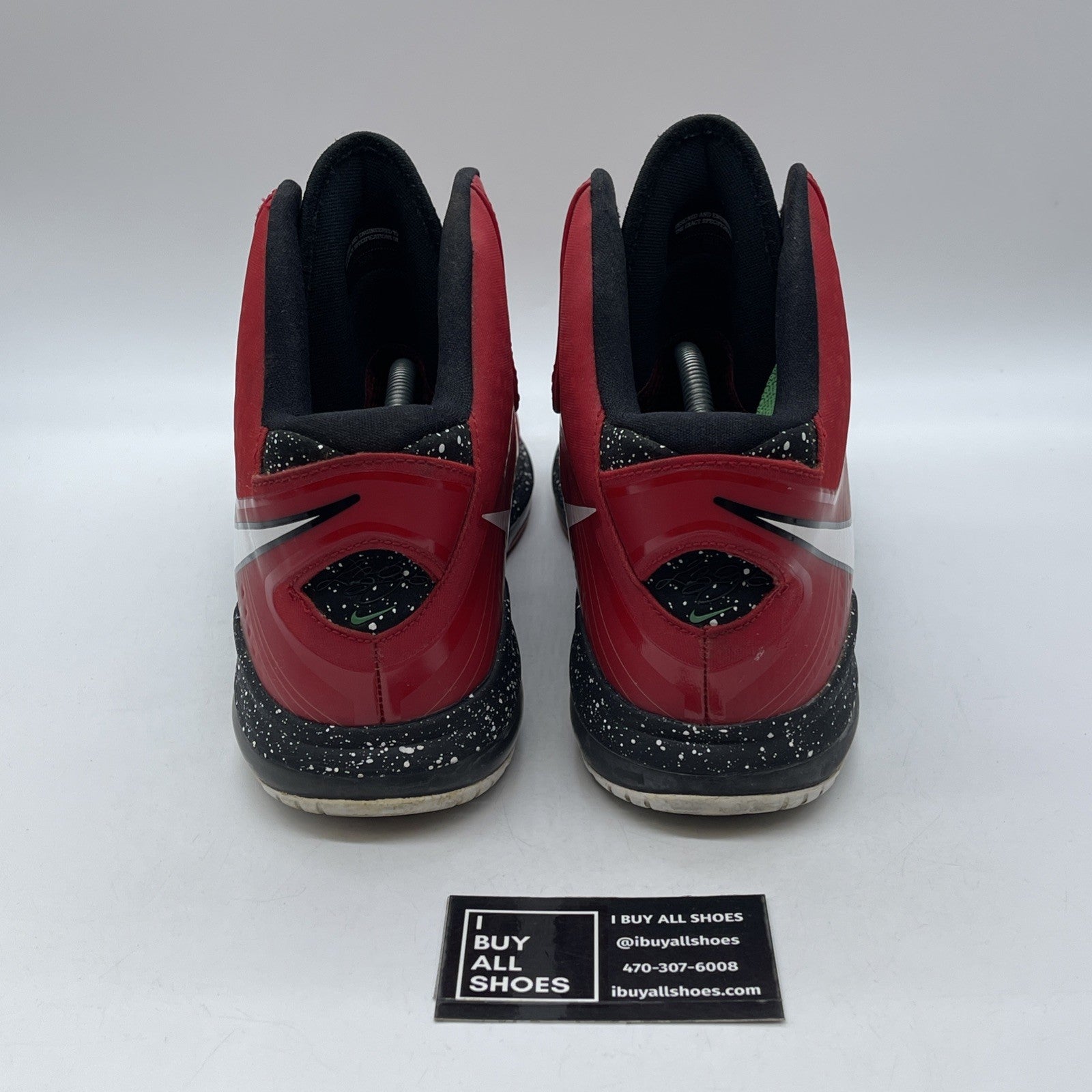 Size 12 - Nike LeBron 8 V/2 Christmas Red White Leather (4296776-600)