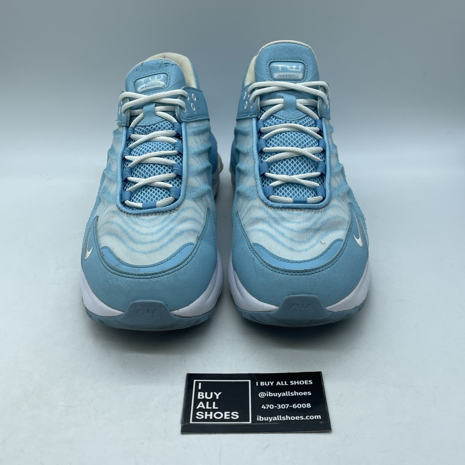 Size 12 - Nike Air Max TW Ocean Bliss Blue White Leather Suede (FD0733-442)