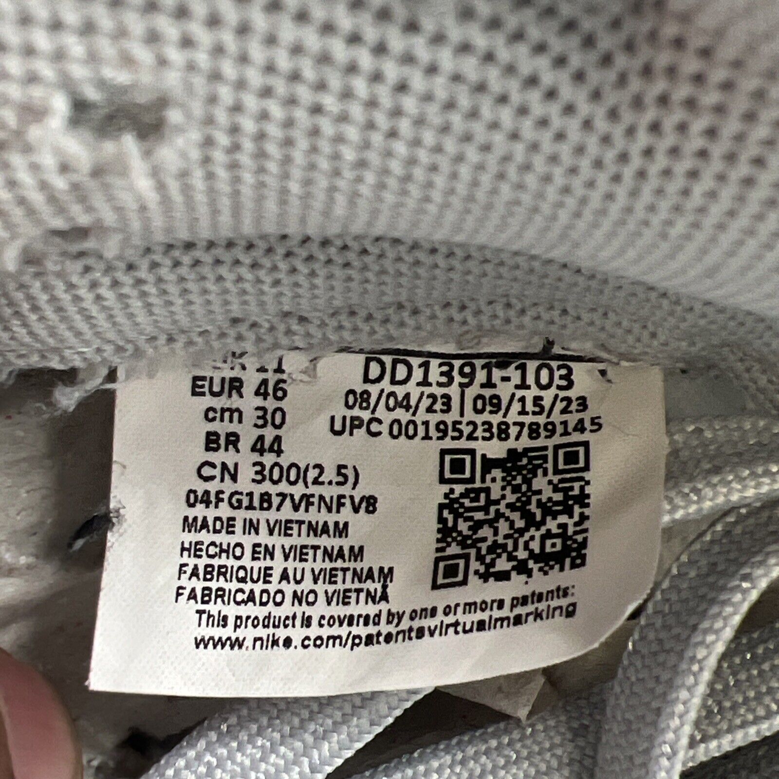 Size 12 - Nike Dunk Low Grey Fog (DD1391-103)