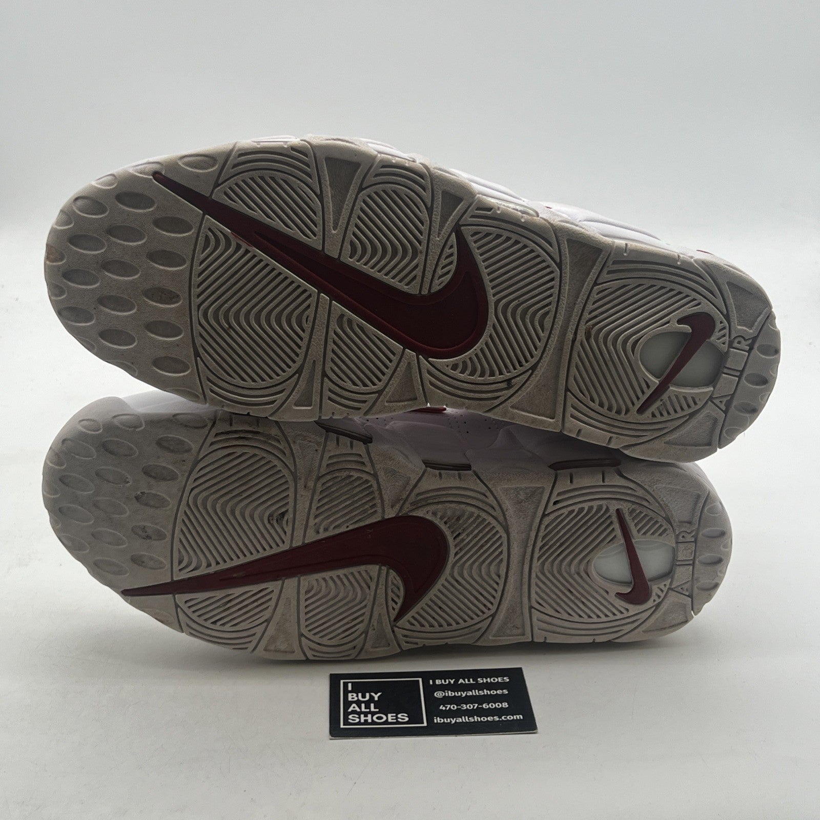 Size 12 - Nike Air More Uptempo White Varsity Red 2018 (921948-102)