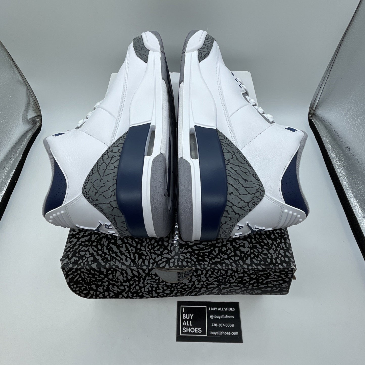 Size 11 - Air Jordan 3 Retro Midnight Navy Leather Suede (CT8532-140)