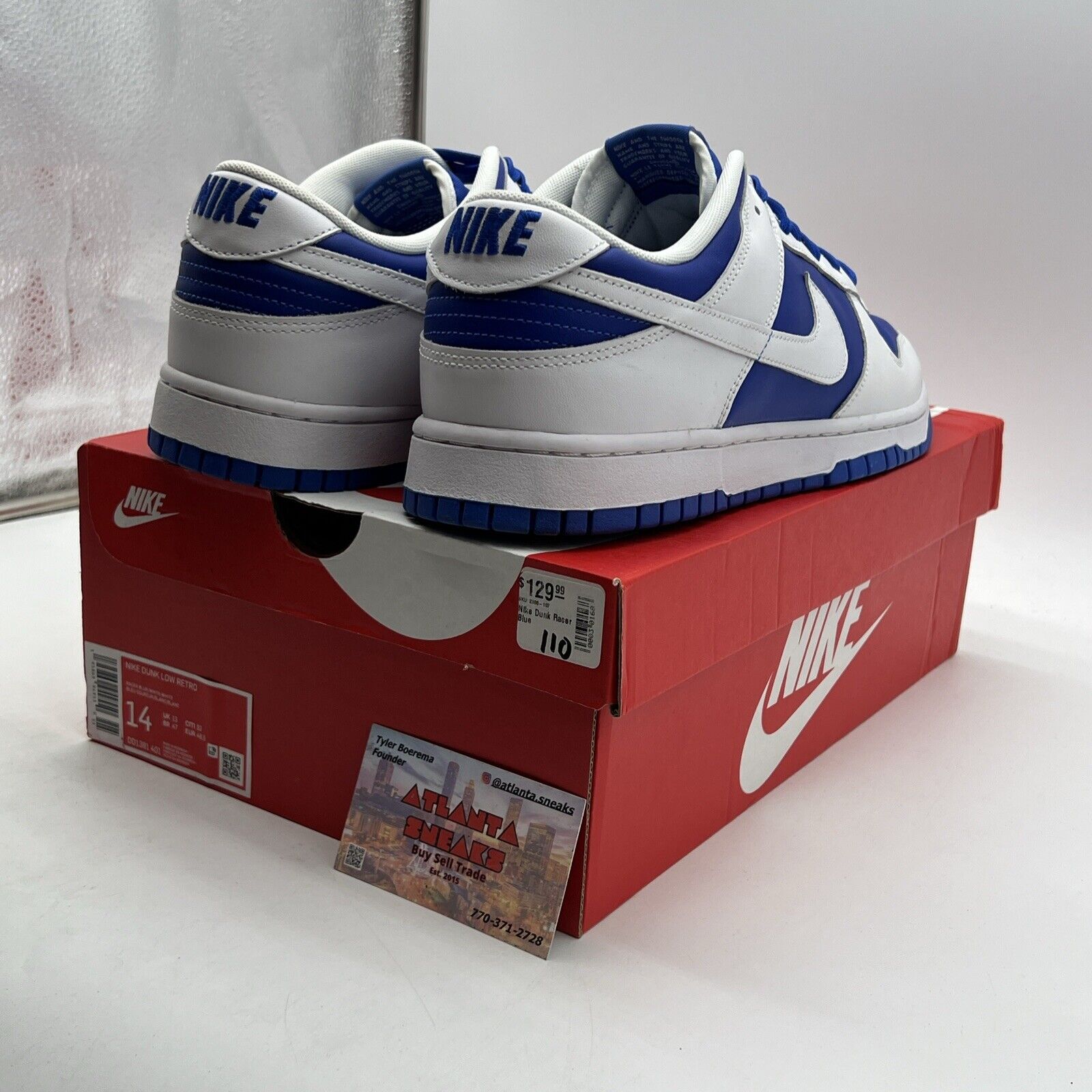 Size 14 - Nike Dunk Low Racer Blue 2022 (DD1391-401)