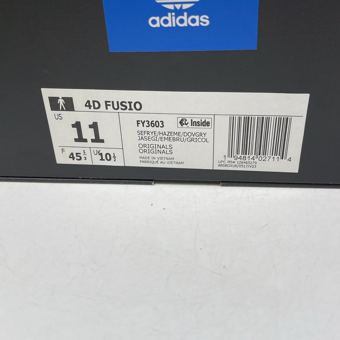 Size 11 - adidas 4D Fusio Semi Frozen Yellow Green White Suede (FY3603)