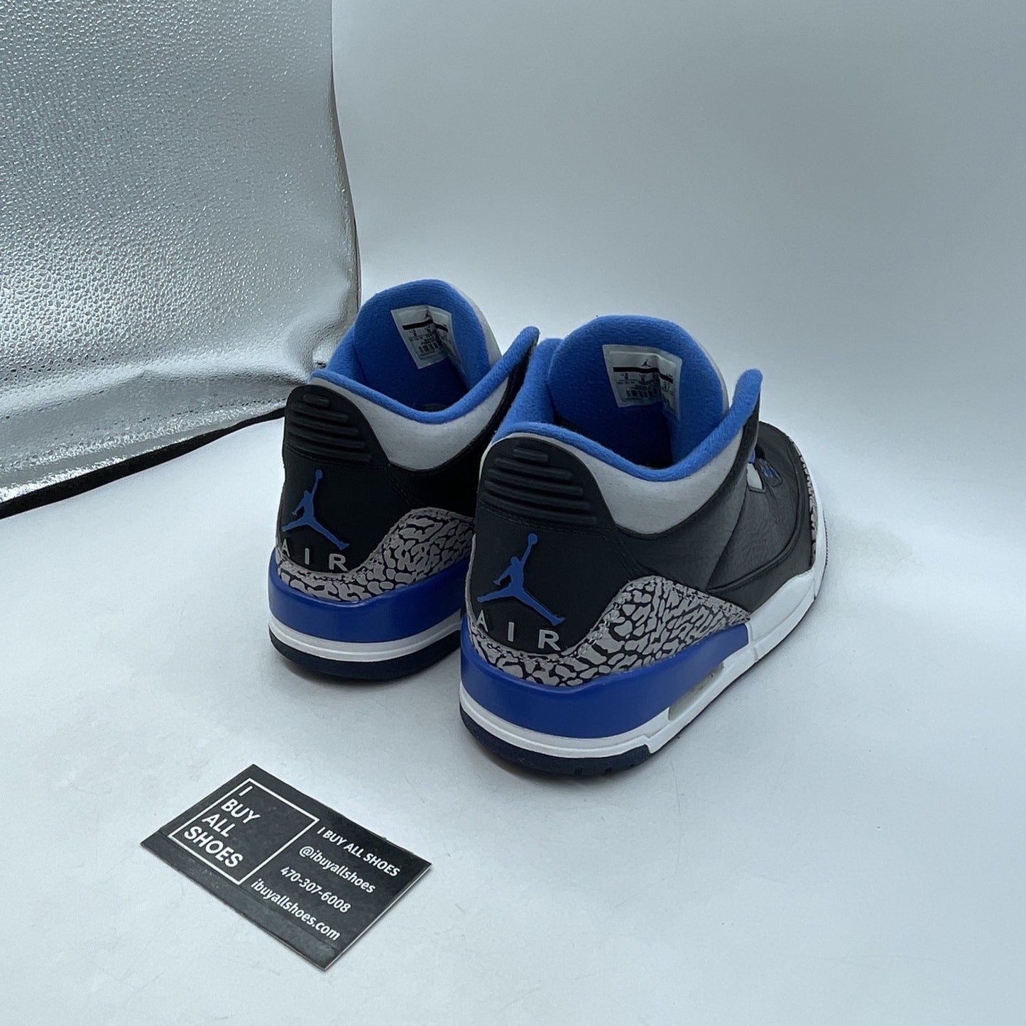 Size 9 - Air Jordan 3 Retro Sport Blue (136064-007)