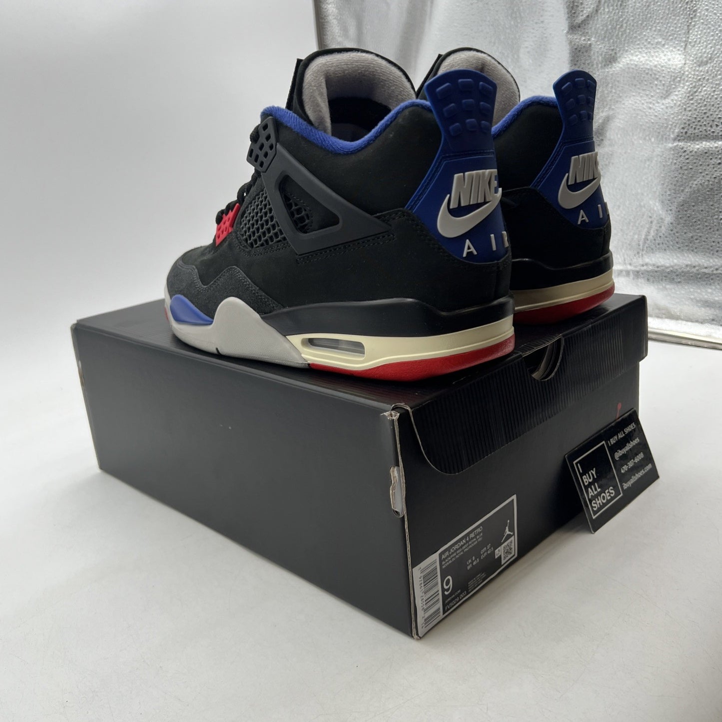 Size 9 - Air Jordan 4 Retro Rare Air - White Lettering (FV5029-003)