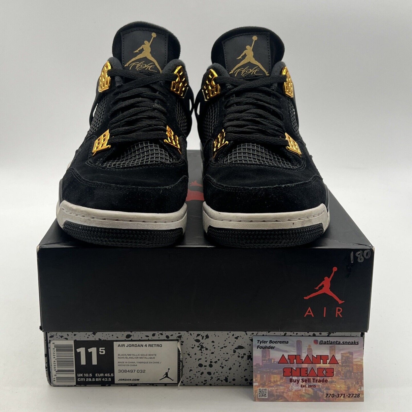 Size 11.5 - Air Jordan 4 Retro Royalty 2017 (308497-032)