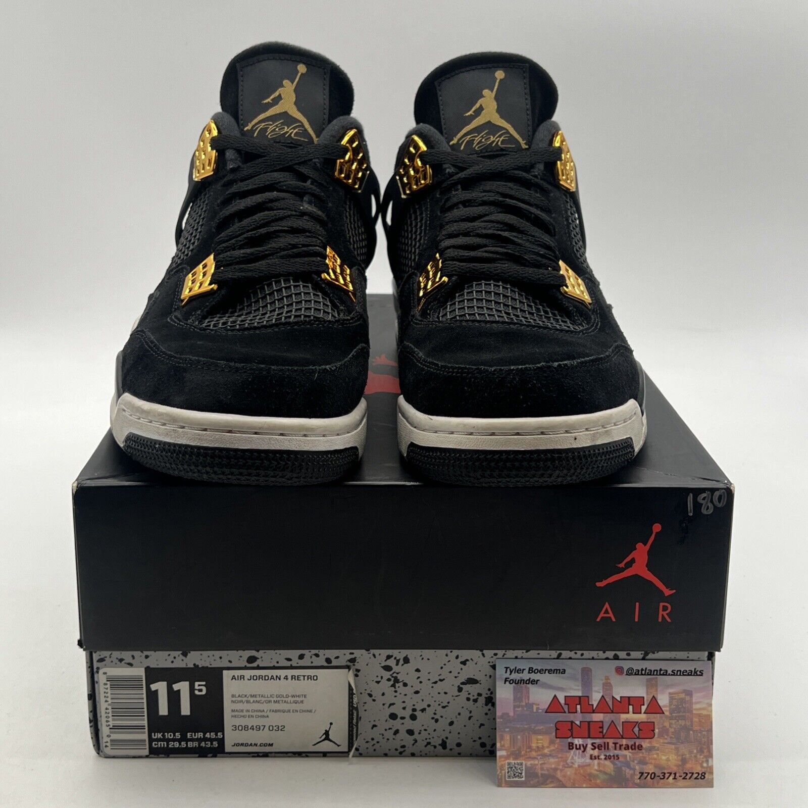 Size 11.5 - Air Jordan 4 Retro Royalty 2017 (308497-032)