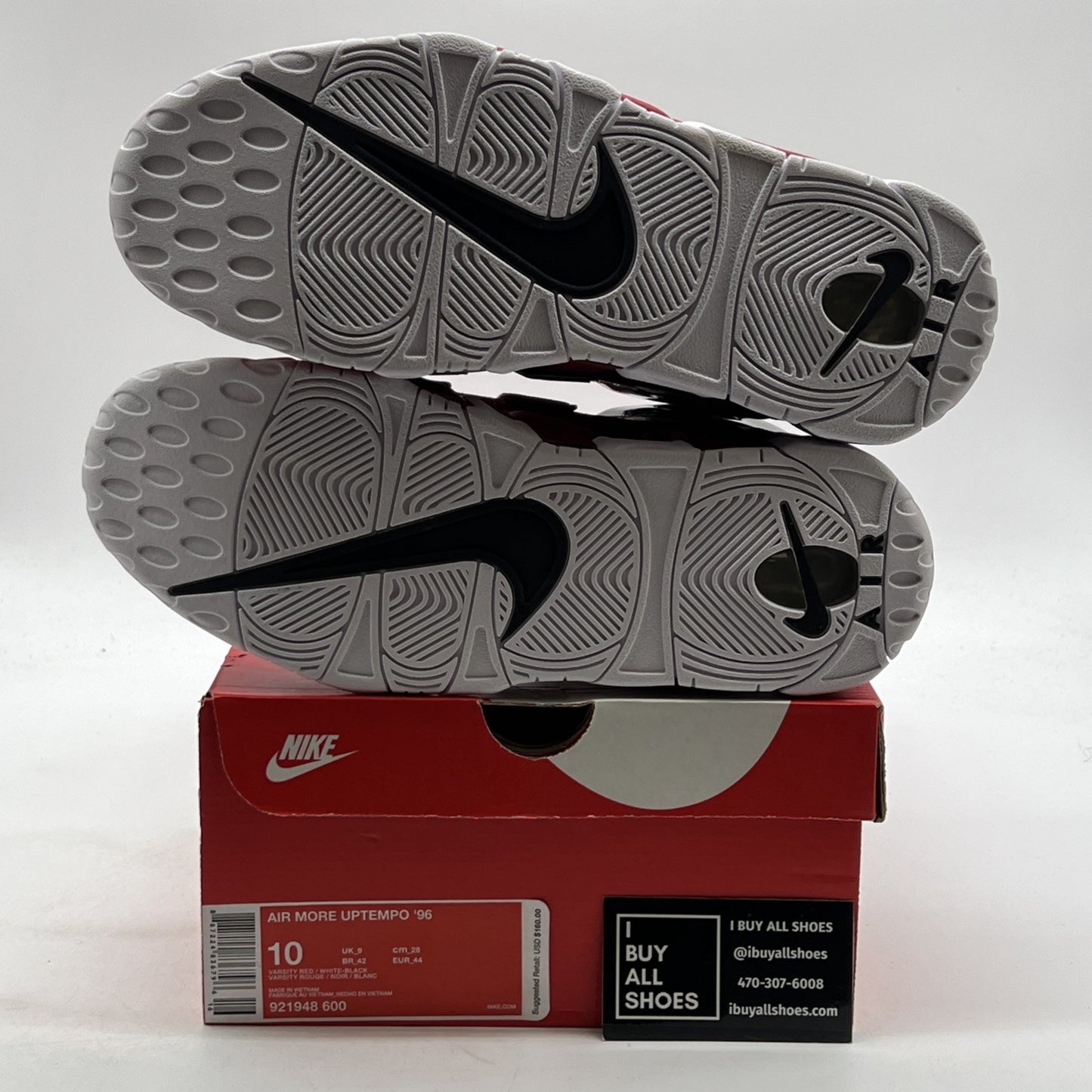 Size 10 - Nike Air More Uptempo Bulls 2017 (921948-600)