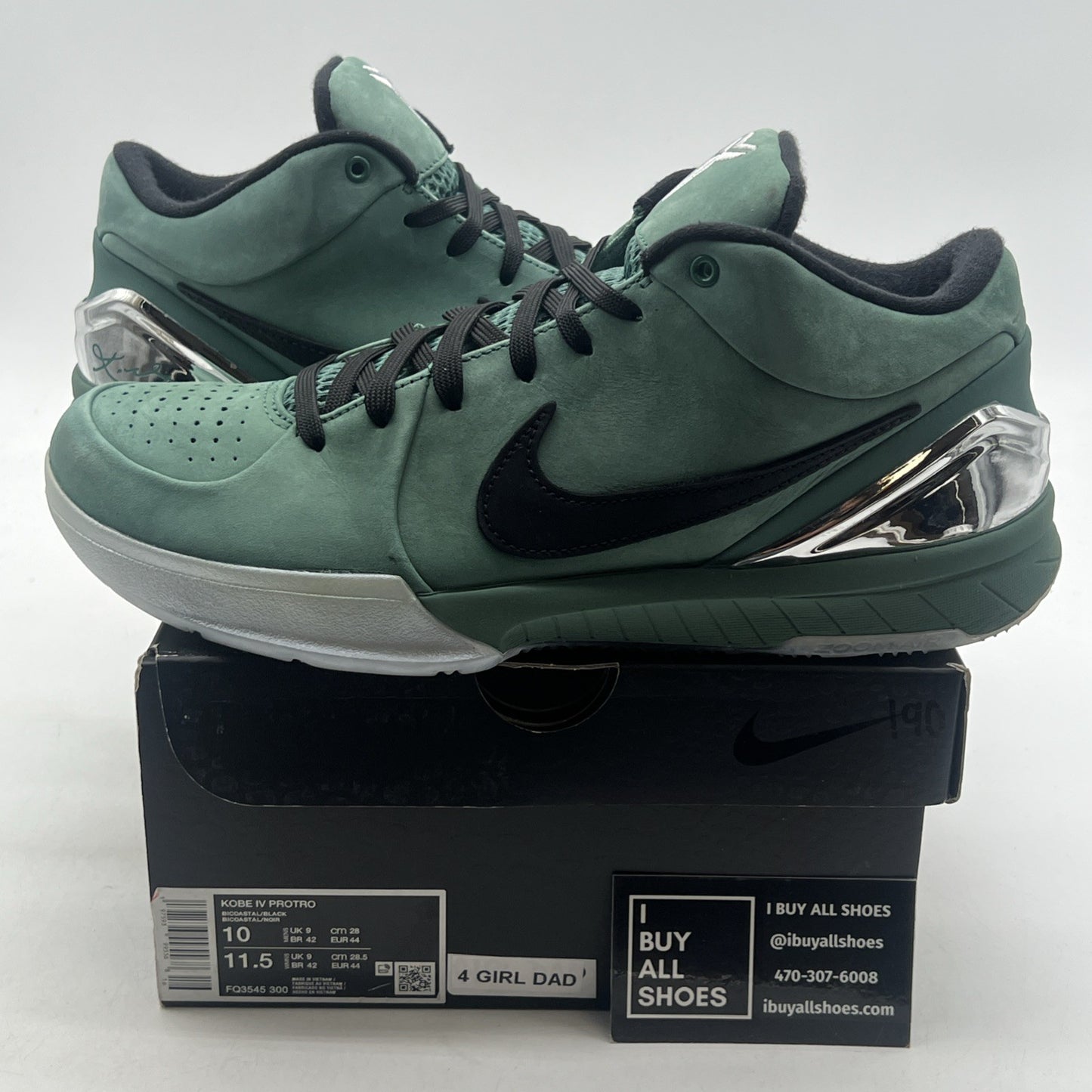 Size 10 - Nike Zoom Kobe 4 Protro Girl Dad (FQ3545-300)