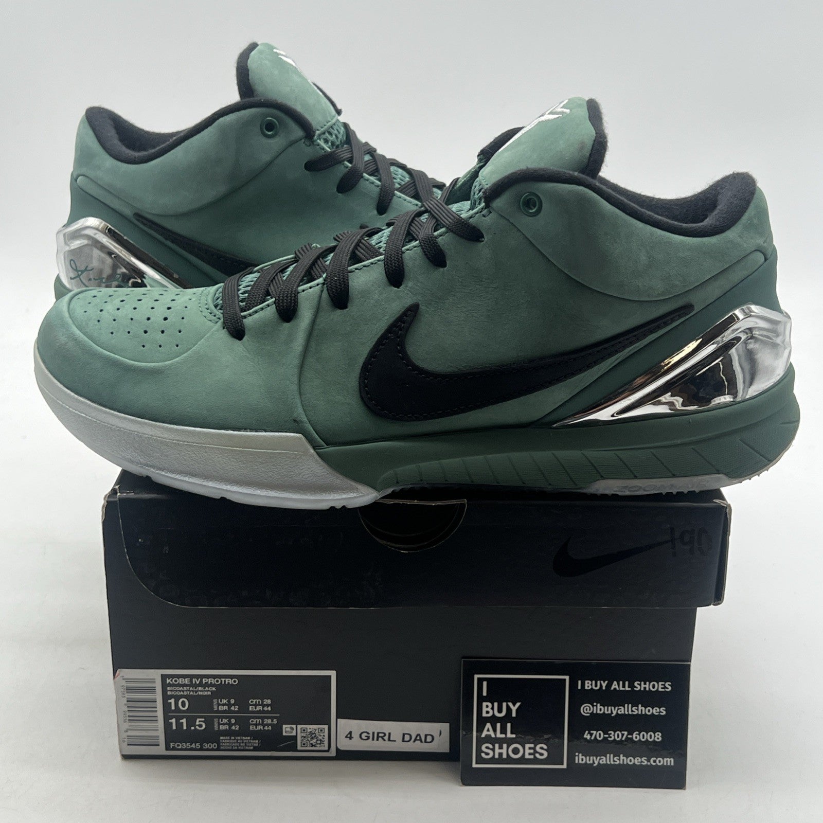 Size 10 - Nike Zoom Kobe 4 Protro Girl Dad (FQ3545-300)
